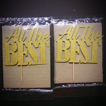 Papercraft Cake Toppers