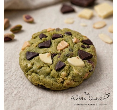 4" Large Almond Pistachio Double Choc Cookie