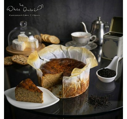 Earl Grey Brown Sugar Burnt Cheesecake