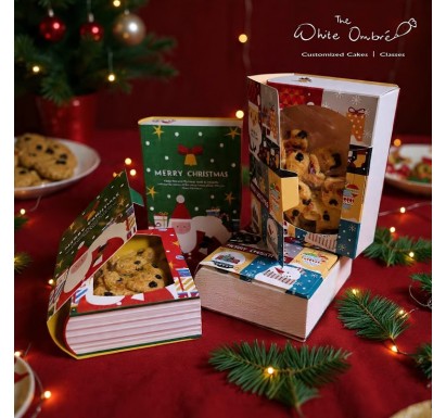 Christmas Book Cookies