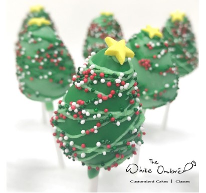 Christmas Tree Cake Pop 10pc set