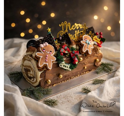 Tiramisu Christmas Log