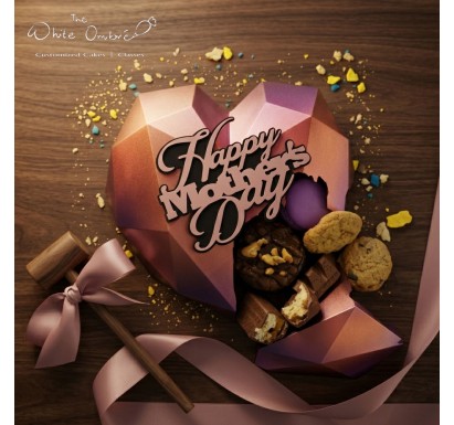 Chocolate Heart Pinata Smash Cake