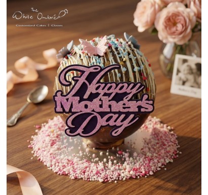 Chocolate Sphere Smash Cake