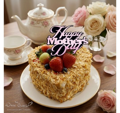 Heart Earl Grey Strawberry Shortcake 5"